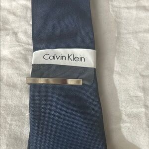 CALVIN KLEIN Slim Tie Navy Blue Uniform